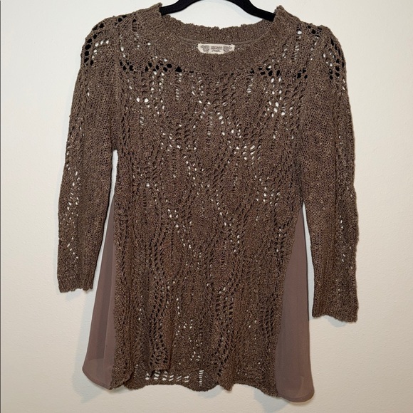 American Vintage Tops - Y2K American Vintage Flowy Boho Fairy Grunge Knit Top